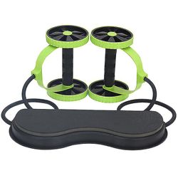 Varychmoo Ab Wheel Abdominal Exerciser Talje slankende Trænere Roller Core Fitness Grøn