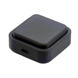 Suuren näppäimen näppäimistö Mukautettu yhden näppäimen USB-ohjelmoitava makronäppäimistö Yhden näppäimen pikanäppäin Painike Kopioi ohi Musta