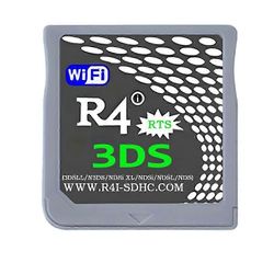 R4-pelikortti R4i R4I-SDHC-polttokortin päivityskierros 3DSLL / N3DS / NDSi XL / NDSi / NDSL / musta harmaa