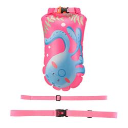 Turvallisuus Uimapoiju Kelluva laukku Vedenpitävä laukku Uimahinauslaukku Ultrakevyt Ruusunpunainen 45cmx28cm