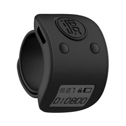 Mini Digital LCD elektronisk finger ring hånd tally Counter 9 cifret bøn genopladelige tællere Clicker Drop Shipping sort