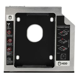 2. hdd SSD -kiintolevyn caddy-lokeron vaihto Lenovo Thinkpad T420 T430 T510 T520 T530 W510 W52