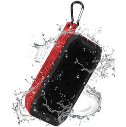 Coosilo Trådløse højttalere Udendørs Bluetooth Music Player Waterprof Smart rød