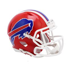 Riddell minijalkapallokypärä - NFL Buffalo Bills 1987-01 Punainen