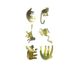 Kasvien koriste metalli roikkuva pala Sarjakuva Eläin Kukka Ruukku Koriste Kupari Pala Riipus Koriste 6kpl