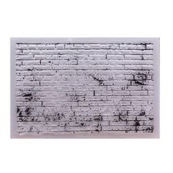 seinä tiili silikoni kirkas sinettileima DIY scrapbooking kohokuvioitu valokuva-albumin sisustus