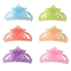 Zhuopai Kvinders Akryl Frosted Grab Clip Hår Klip Kombination Sæt set7