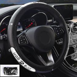 Bil rat dækker 100% helt nye reflekterende faux læder elastisk Kina Dragon Design Auto rat protector branco