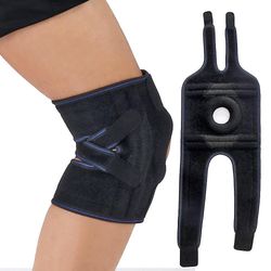 Coosilo 1 pc Fitness knæ tandbøjle Støtte Patella Bælte Elastisk Bandage Tape Sport Strap