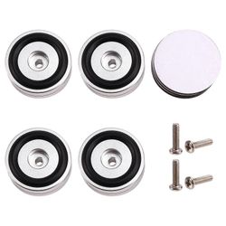 4PCS HiFi levysoittimen eristysjalat jalustakaiuttimet piikit äänityynyt, vahvistimelle / kaiuttimelle / levysoittimelle 40X15mm hopea
