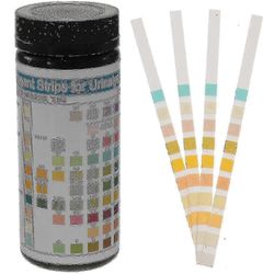100 kpl virtsan pH-testiliuskat Virtsa-analyysin testausliuskat Virtsaproteiinitestiliuskat 12-29