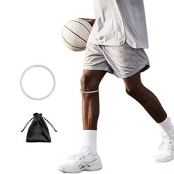 2stk Fine Patella Med Basketball Knee Force Band Silikon Running Fitness Pad Elastisk fikseringsbeskyttelse Patella Stabilisator Grå