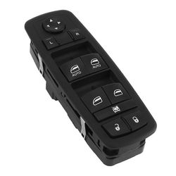 Auton ikkunakytkin edessä vasen kuljettajan puoli Ram 1500 2013-2015 68110866AA Musta