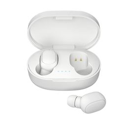 TWS trådløs Bluetooth In-Ear 5.0 Mini ørepropper Pods for iPhone Samsung Norge hvit