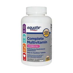 Equate Complete -monivitamiinitabletit, naisille 50+, 200 kpl