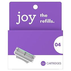 Joy Razor Blades -täyttöpakkaukset naisille, viisi terää, 4 kpl