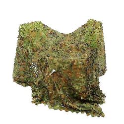 Ebox Solsheltertelt til jagt, have, bil, udendørs camping - militær camouflagenet, camo hærnet Camouflage 3*4m