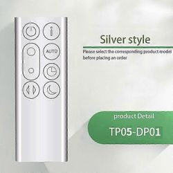 Koskee seuraavaa: Dyson HP00 01 AM09 6 HP01 DP03 TP02 -sarjan ilmanpuhdistimen siipi ilman tuulettimen kaukosäätimen vaihtoa TP04-DP04 Silver style