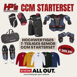 CCM Ice Hockey Starter Set Senior hirviöhintaan M