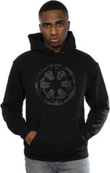 Star Wars mænds Rogue One Galactic Empire Planer Hættetrøje Medium Black-m216 sort S