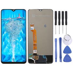 Tft LCD-skærm til Oppo F9 / A7x / F9 Pro / Realme 2 Pro med Digitizer Full Assembly (sort)