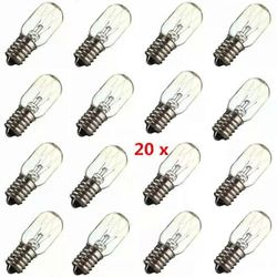 20 kpl / sarja E14 15W lamppu jääkaapin polttimo vintage hehkulamppu jääkaappilaite uunin vaihtolasilamput