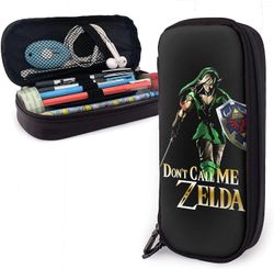 Kerota Zelda nahka Penaali Penaali Penaali Paperitavaralaukku Toimisto Kannettava säilytyslaatikko Kosmeettinen laatikko Kansio bd003428 VÄRI One Size
