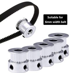 GT2 20teeth 16 tænder 20 tænder bar 5mm/8mm timing alumium remskive egnet til GT2-6mm åben timing bælte til 3d printer 20 teeth 6.35mm