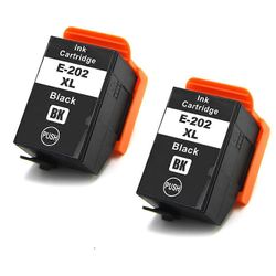 Redkid 202xl mustekasetti Epson 202xl Epson Expression Premium XP6000 XP-6100 XP6105 XP6005 XP6005 -tulostimelle 2 kpl mustaa