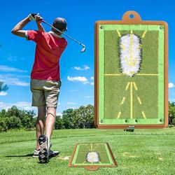 Golf-harjoitusmatto swingin havaitsemiseen, premium golf -iskumatto, polkupalaute golfharjoitusmatot Vihreä