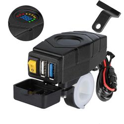 DC20V-80V sähköpyörä puhelimet laturi sähköpolkupyörät USB-laturin lähtö 5V2A / 10W Sininen