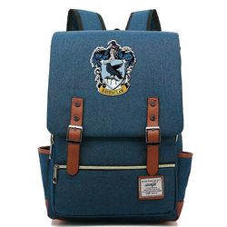 Ravenclaw School of Witchcraft and Wizardry painettu reppu, nuorten opiskelijareppu, miesten ja naisten vapaa-ajan laukku, matkalaukku tummansinine...