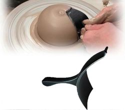 unbrand Keramiikan keskitystyökalu, saven keskitysapuväline pyöränheittoon, apuväline vammaisille ja aloitteleville savenvalajille Musta