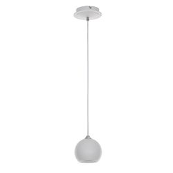 Italux Lighting Italux James WH - Moderne hængende vedhæng Hvid 1 Lys med hvid skygge, GU10