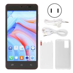 vaaleanpunainen 5in älypuhelin 4800mAh 8 Core CPU 1920x1080 2GB RAM 16GB ROM matkapuhelin Android 11.0 100?240V US-pistoke