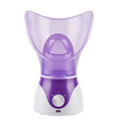 Fifxp1 Gesichtssauna MEASTEAM Beaut kasvohöyrystin 2in1 Dampfgert zur Hauptpflege & Aromabehandlung - 2 Aufstze fr Gesicht + Nase zum Inhalieren + ...