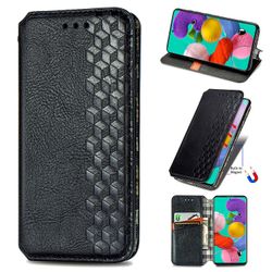 Gangxun Sag til Samsung Galaxy A71 5g Flip Cover Tegnebog Flip Cover Tegnebog Magnetisk Beskyttende Handytasche sag Etui - Sort