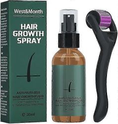 Elrachen 30ML parran kasvurulla stimuloi parran ja hiusten kasvua / mikroneularulla (rullasarja)