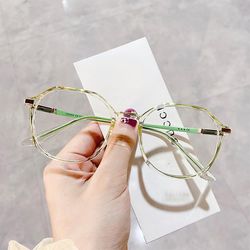 Liltop Blåt lys blokering læsning briller Anti Eye Strain Fashion Frame Briller Briller Grøn