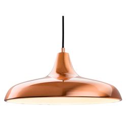 Firstlight Lighting Curtis 1 Light Dome Loft Vedhæng børstet kobber, E27