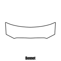Window-Tint Clear Protection Film for Dodge Charger SE 2011 til 2014 - Bonnet beskyttelse film Klar Gloss PPF