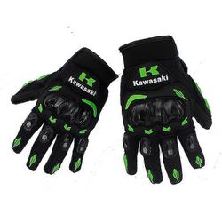 Kawasaki hengittävä moottoripyörä Full Finger Hanskat Off-Road Racing moottoripyörä Ratsastushanskat M
