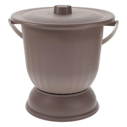 Tuoksunkestävä säiliö Kannettava virtsapannu Lasten Pisuaari WC Matkapotta Pisuaari Nainen Retkeily WC Satunnainen väri 24.7X24.5X24.5CM