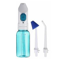 Dental Oral vandingsanlæg Bærbar Vand Flosser for tænder &nasal vandingsanlæg Vand Dental Oral Rengøring Oral Jet Nasal Cleaner hvid