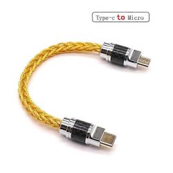 Redkid DYKB W2s2 sertifioitu pieni häntä kannettava OTG-dekoodauskorvavahvistin, joka yhdistää linjatyypin salamaan mikroon Tyyppi c:stä Micro 1:een