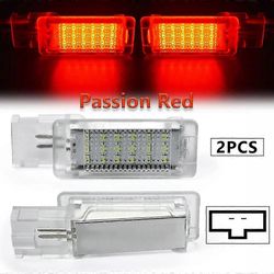LED-jalkatilan kevyt tavaratilan hansikaslokerovalaisin Skoda Octavia 1Z 5E Fabia Superb Rapid Yeti Kamiq Scala Citigo Roomste Passion punainen 2