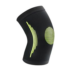 1Pcs elastisk sport knæ støtte åndbar trykbeskytter kører udendørs fitness tandbøjle vandreture cykling knæpude 03 L