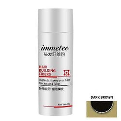 2025 Immetee Hair Building Fibers hiusten ohenemiseen Hiusten uudelleenkasvu Välittömästi Paksuuntaja ohuille hiuksille 28g Tummanruskea