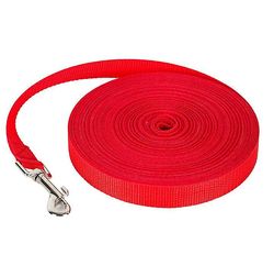 Udendørs sporing snor til store hunde rød 1.8m*2cm