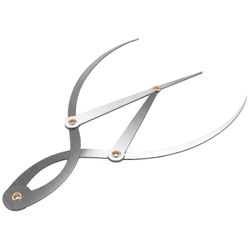 Keskimääräiset jarrusatulat Kultaiset jarrusatulat Ruostumattomasta teräksestä valmistettu kulmakarvojen viivain 1: 1.618 Mittaustyökalu tatuointim...